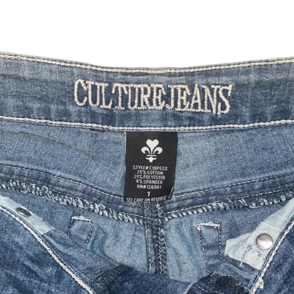 Culture‎ Jeans Light Wash Skinny Jeans sz 1 - Picture 6 of 8